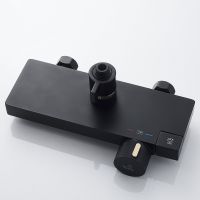 Душевая система Rose R18H R1896H-6 с термостатом Черная матовая — фото 11, Душевые системы