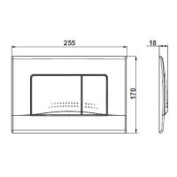 Товар: Клавиша смыва Roca Active 32B 8901130B1 Хром глянцевый - фото 2 Клавиша смыва Roca Active 32B 8901130B1 Хром глянцевый — фото 2, Кнопки смыва