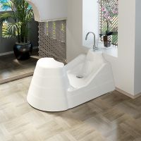 Акриловая ванна Radomir Вуду 120х80 1-01-0-0-1-165 Белая — фото 3, Акриловые ванны