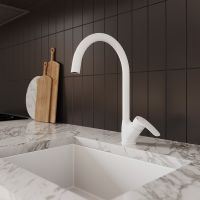 Товар: Смеситель для кухни Milardo Rora RORWT0JM05 Белый матовый - фото 8 Смеситель для кухни Milardo Rora RORWT0JM05 Белый матовый — фото 8, Смесители для кухни