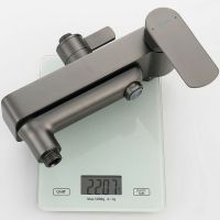 Душевая система Raglo R03.24.09 Графит матовый — фото 22, Душевые стойки