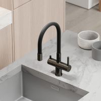 Смеситель для кухни Sancos Lucia SC4004GG Вороненая сталь Черный — фото 8, Смесители для кухни