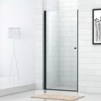 Душевая дверь CEZARES ECO-O-B-1-80-C-NERO — фото 1, Душевые двери в нишу