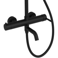 Товар: Душевая система Raiber Graceful RPB-006 Черная матовая - фото 5 Душевая система Raiber Graceful RPB-006 Черная матовая — фото 5, Душевые стойки