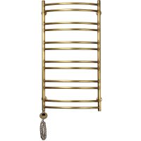 Электрический полотенцесушитель Domoterm Калипсо П12 500x985 АБР EL Античная бронза — фото 1, Электрические полотенцесушители