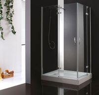 Душевой уголок CEZARES BERGAMO-W-AH-2-100/90-C-Cr-L — фото 1, Прямоугольные душевые уголки