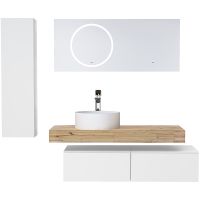 Товар: Столешница под раковину Jorno Modulare 80 Mdlr.06.80/W/JR Беленая - фото 5 Столешница под раковину Jorno Modulare 80 Mdlr.06.80/W/JR Беленая — фото 5, Столешницы под раковину