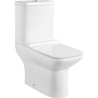 Унитаз компакт CeramaLux WK-9125 с бачком и сиденьем Микролифт — фото 1, Напольные унитазы