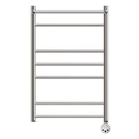 Полотенцесушитель электрический Point Аврора PN10158PE П6 500x800 с полкой левый/правый, хром — фото 1, Электрические полотенцесушители