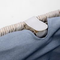 Lippe WB-450-S Плетеная корзина для белья с крышкой — фото 7, Корзины для белья