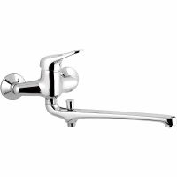 Смеситель для ванны Remer Kiss K46 универсальный Хром — фото 1, Смеситель для ванны