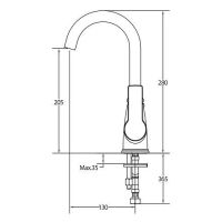 Смеситель для раковины Laparet Alamera N2016002LPT Хром — фото 6, Смесители для раковины