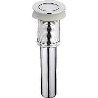 Донный клапан Haiba HB66 click-clack Хром — фото 1, Раковины и столешницы. Выпуски для умывальников