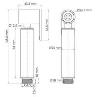 Товар: A232 Гигиеническая лейка - фото 3 A232 Гигиеническая лейка — фото 3, Гигиенические души