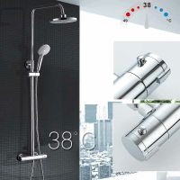 Душевая система Ledeme 2411L Хром — фото 8, Душевые стойки