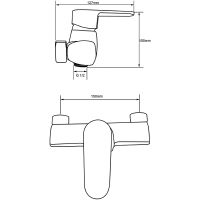 Товар: Смеситель для душа Melodia della vita Rock MDV35250 Хром - фото 2 Смеситель для душа Melodia della vita Rock MDV35250 Хром — фото 2, Смеситель для душа