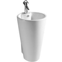 Раковина CeramaLux 52 B134B Белая — фото 1, Раковины напольные