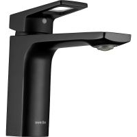Смеситель для раковины Swedbe Kronos 2010B Черный матовый — фото 2, Смесители для раковины