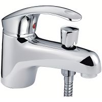 Смеситель для раковины Ledeme H21 1221L с гигиеническим душем Хром — фото 1, Смесители для раковины