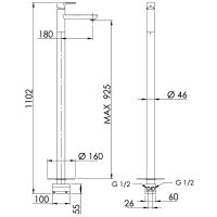 Товар: Смеситель для раковины Remer Energy EY18NO Черный матовый - фото 2 Смеситель для раковины Remer Energy EY18NO Черный матовый — фото 2, Смесители для раковины