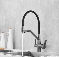 Товар: Смеситель для кухни Boch Mann Else GR BM10428 Серый матовый - фото 5 Смеситель для кухни Boch Mann Else GR BM10428 Серый матовый — фото 5, Смесители для кухни