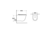 Товар: Унитаз-компакт подвесной безободковый Aquatek КЛАССИК AQ1112-00 490*365*340 мм, горизонтальный выпус - фото 2 Унитаз-компакт подвесной безободковый Aquatek КЛАССИК AQ1112-00 490*365*340 мм, горизонтальный выпус — фото 2, Унитазы