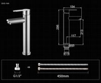 Товар: Смеситель для раковины Accoona H103 A91103 Нержавеющая сталь - фото 8 Смеситель для раковины Accoona H103 A91103 Нержавеющая сталь — фото 8, Смесители для раковины