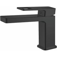 Смеситель для раковины Haiba HB10615-7 Черный матовый — фото 1, Смесители для раковины