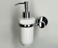 Аксесс Donau K-9499C Дозатор жидкого мыла, навесной (блистер), КЕРАМИКА,хром, WasserKRAFT — фото 2, Дозаторы