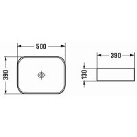 Товар: Раковина-чаша Azario 50 AZ-78109MB Черная матовая - фото 2 Раковина-чаша Azario 50 AZ-78109MB Черная матовая — фото 2, Раковины накладные