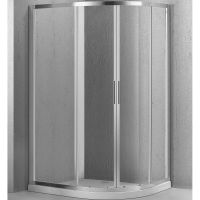 Душевой уголок BelBagno Sela 100х80 SELA-RH-2-100/80-C-Cr профиль Хром стекло прозрачное — фото 1, Душевые уголки