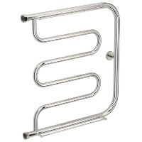 Водяной полотенцесушитель Сунержа Лира 600х600 2 полки Хром — фото 2, Водяные полотенцесушители