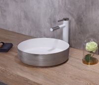 Товар: Раковина-чаша CeramaLux 36 C1054-1 Серебряная - фото 3 Раковина-чаша CeramaLux 36 C1054-1 Серебряная — фото 3, Раковины накладные