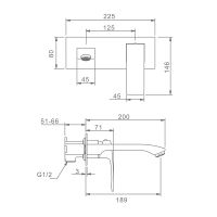 Смеситель для раковины Raglo R01.11.09 Графит матовый — фото 4, Смесители для раковины