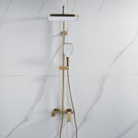 Товар: Душевая система Rose R18G R1836G Золото матовое - фото 12 Душевая система Rose R18G R1836G Золото матовое — фото 12, Душевые системы