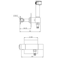 Товар: Гигиенический душ со смесителем Raglo R24.56 с термостатом Хром - фото 2 Гигиенический душ со смесителем Raglo R24.56 с термостатом Хром — фото 2, Гигиенические души
