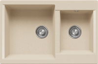 Кухонная мойка Polygran BRIG-772 (№328 Опал) — фото 1, Кухонные мойки