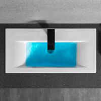 Раковина CeramaLux 80 9393-80 Белая — фото 4, Раковины