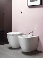 Биде GSI Pura 8869111 Белое — фото 2, Биде напольные