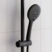 Товар: Душевая система Dorff Futura D0710522 с термостатом Черный - фото 4 Душевая система Dorff Futura D0710522 с термостатом Черный — фото 4, Душевые стойки