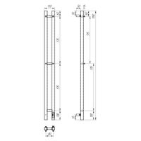 Товар: Полотенцесушитель электрический Point Гермес PN13812W П3 80x1200 диммер справа, белый - фото 2 Полотенцесушитель электрический Point Гермес PN13812W П3 80x1200 диммер справа, белый — фото 2, Электрические полотенцесушители