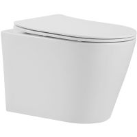 Унитаз Iberica Blanca Burgos Alto IB.BRA.234.1B1 подвесной с сиденьем Микролифт — фото 1, Подвесные унитазы