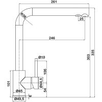 Товар: Смеситель для кухни Swedbe Selene Plus K8540K с фильтром Нержавеющая сталь - фото 3 Смеситель для кухни Swedbe Selene Plus K8540K с фильтром Нержавеющая сталь — фото 3, Смесители для кухни
