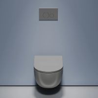 Унитаз Ceramicanova Modena Rimless CN6063MH подвесной Антрацит матовый с сиденьем Микролифт — фото 3, Подвесные унитазы