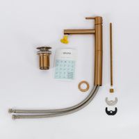 Смеситель для раковины CEZARES LEAF-LC1-SS — фото 2, Смесители для раковины