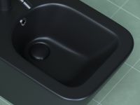 Биде Ceramicanova Metric CN3008MB подвесное Черное матовое — фото 7, Биде