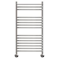 Водяной полотенцесушитель Point Альфа PN05150SP П14 500x1000 с полкой Хром — фото 2, Водяные полотенцесушители