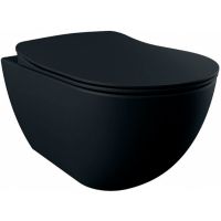 Товар: Унитаз биде Creavit Free FE322-00SM00E-0000 подвесной Черный матовый без сиденья - фото 1 Унитаз биде Creavit Free FE322-00SM00E-0000 подвесной Черный матовый без сиденья — фото 1, Подвесные унитазы