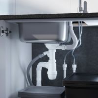 Сифон для кухонной мойки Iddis Kitchen Line S11UPS0i84 Белый — фото 2, Сифоны для кухонной мойки