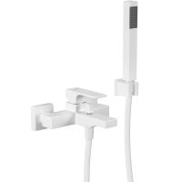 Смеситель для ванны Remer Absolute AU02BO Белый матовый — фото 1, Смеситель для ванны